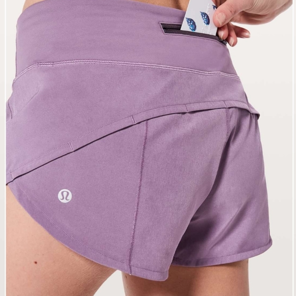 Lululemon Speed Up Short 2.5" Smoked Mulberry
